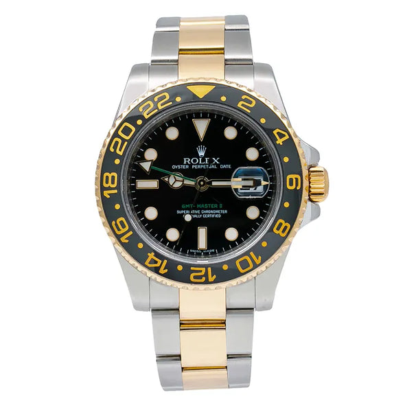 Rolex Gmt-Master Ii Gmt Black Dial Men Watch 40Mm