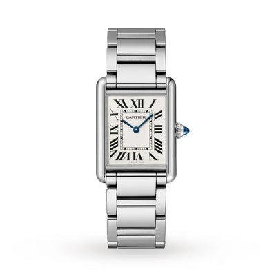 Cartier Tank Must, Large model, quartz movement, steel 33.7mm x 25.5mm Watch