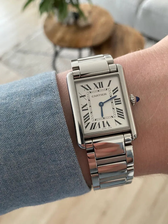 Cartier Tank Must, Large model, quartz movement, steel 33.7mm x 25.5mm Watch