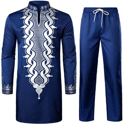LONG SLEEVES AFRICAN DASHIKI