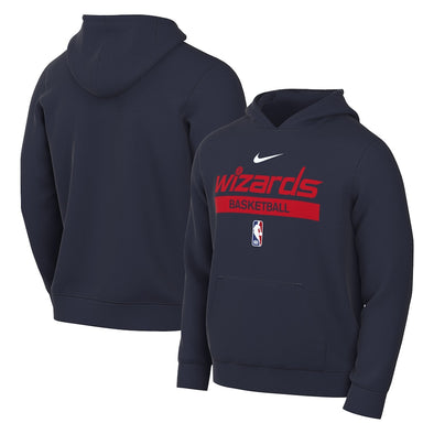 Men's Washington Wizards Nike Navy 2022/23 Spotlight On-Court Practice Performance Pullover Hoodie