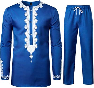 LONG SLEEVES AFRICAN DASHIKI