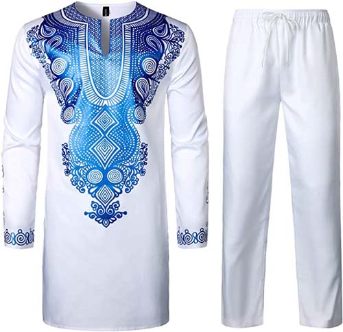 LONG SLEEVES AFRICAN DASHIKI
