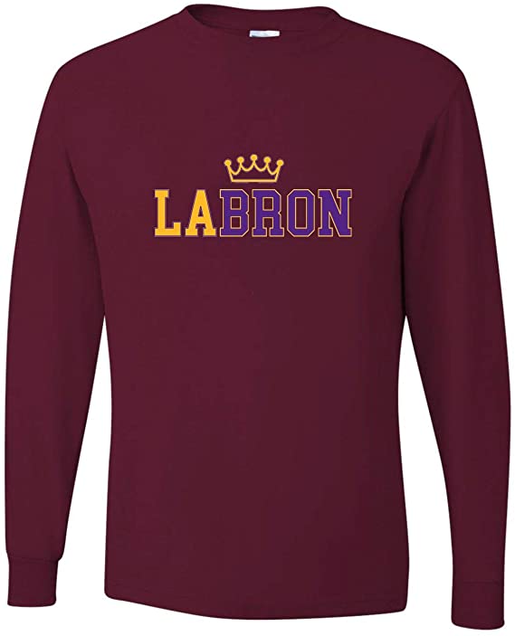 Go All Out Adult L.A. Bron Long Sleeve T-Shirt