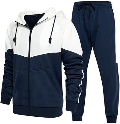 Men’s Tracksuit Jogging Sweat Suits 2 Piece Casual Outfit Athletic Suit Set