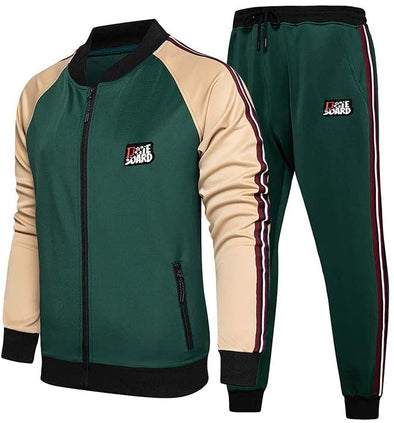 Men's Tracksuits 2 Piece Set Outfit Full Zip Jogging Sweatsuits Activewear Sport Suit