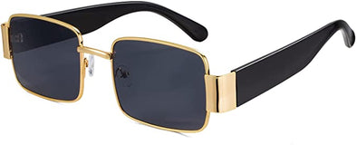 Sunglasses for Womens Retro UV Protection, Vintage Rectangle Men's Trendy Sunglasses,y2k Square Sun Glasses