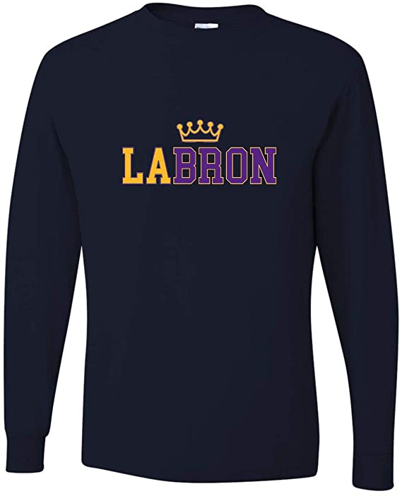 Go All Out Adult L.A. Bron Long Sleeve T-Shirt