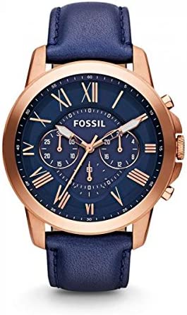 Fossil Men's Grant Stainless Steel Quartz Chronograph Watch