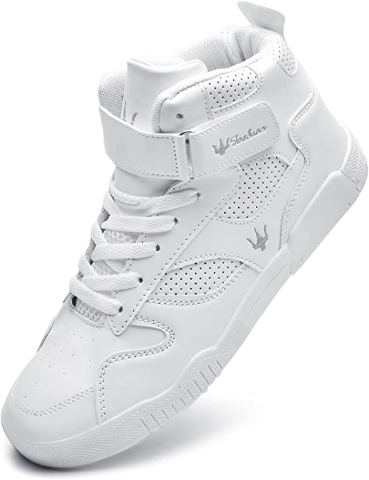 Shoes Men's High Top Fashion Sneakers Outdoor Casual Sports Shoes Training Leather Shoes Mens Flats