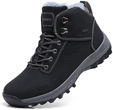 Women Winter Snow Boots The Cold All Weather with Fur Warm Outdoor Walking Ankle Boot Shoes