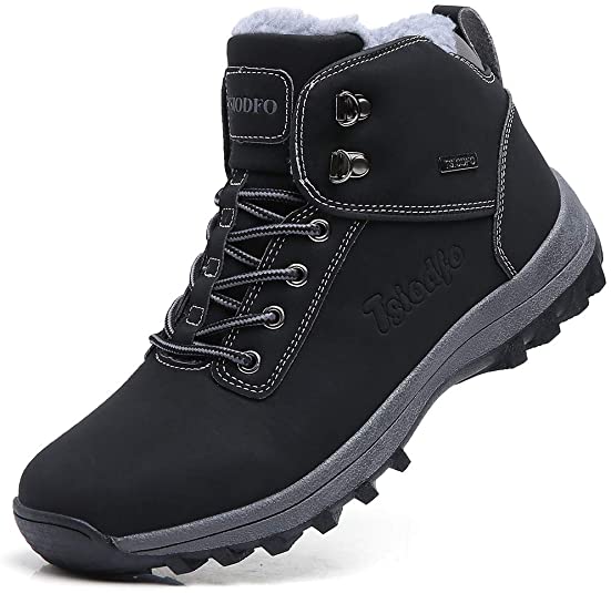 Women Winter Snow Boots The Cold All Weather with Fur Warm Outdoor Walking Ankle Boot Shoes