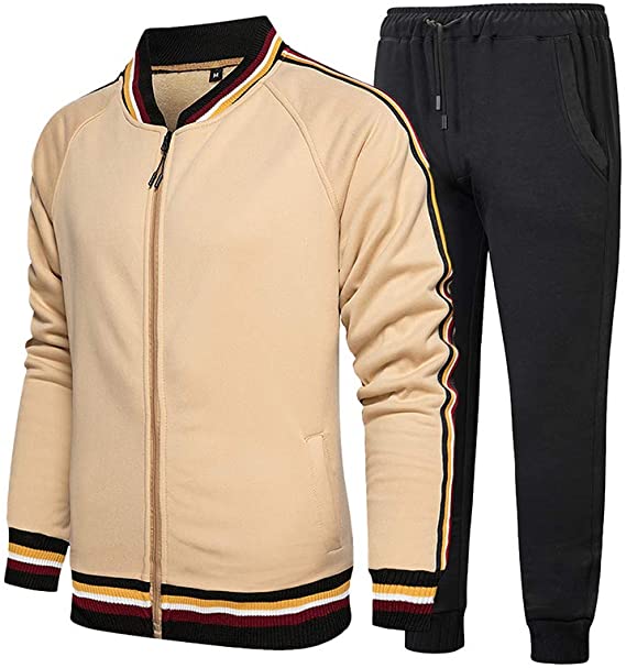 Men's Casual Tracksuit T-Shirts and Shorts Running Jogging Athletic Sports Set