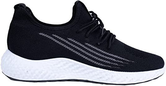RUNNERZ GENERATION - 1907 Black Men's Running Shoes US Size