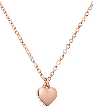 Ted Baker Hara Tiny Heart Pendant Necklace - Silver or Rose Gold Tone Options