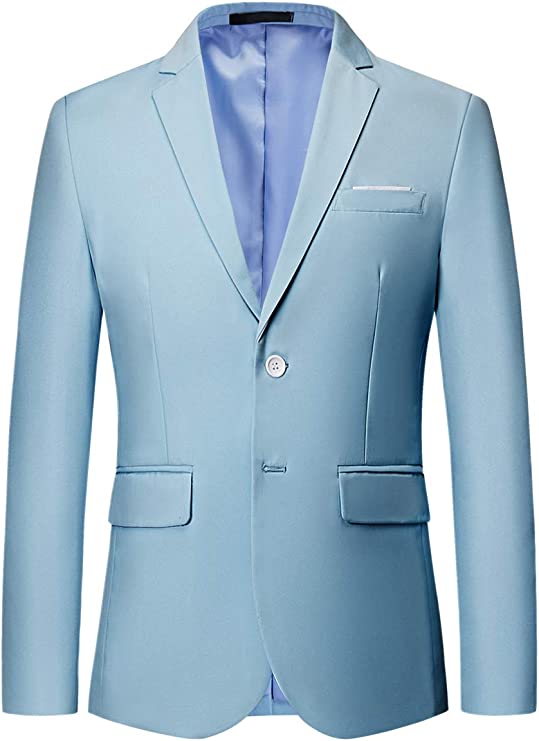 Mens Suit Jacket Slim Fit Sport Coats Blazer for Daily Business Wedding Party