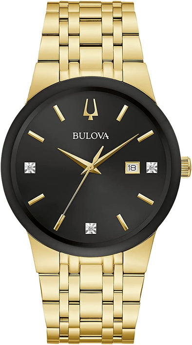 Bulova Modern Men's Watch, Gold-Tone Stainless Steel Bracelet
