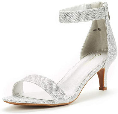 DREAM PAIRS Women's Fiona Fashion Stilettos Open Toe Pump Heeled Sandals