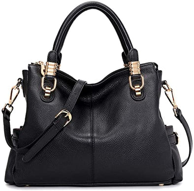 Women's Genuine Leather Purses and Handbags, Satchel Tote Shoulder Bag