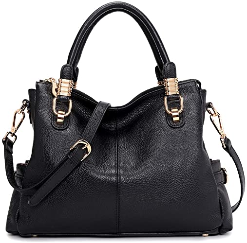 Women's Genuine Leather Purses and Handbags, Satchel Tote Shoulder Bag