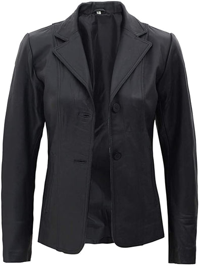 Womens Leather Jacket - Real Lambskin Leather Jackets For Women