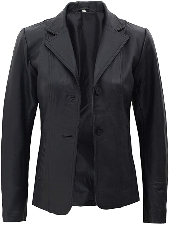 Womens Leather Jacket - Real Lambskin Leather Jackets For Women