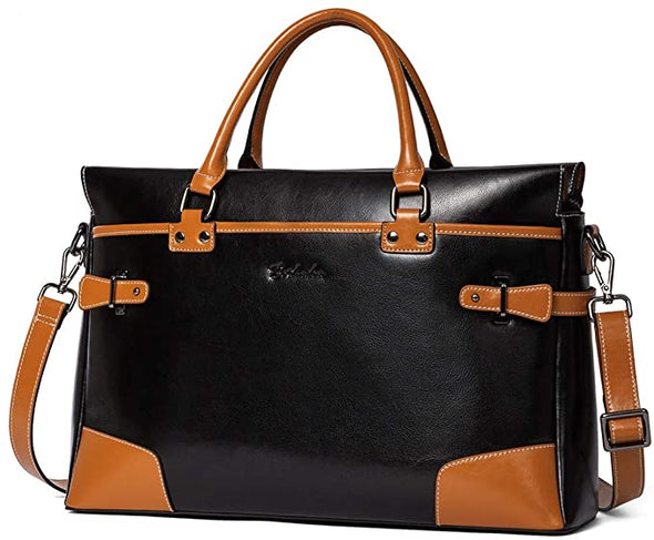 Leather Briefcase Messenger Satchel Bags Laptop Handbags for Women