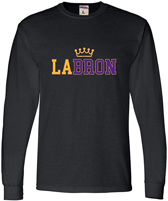 Go All Out Adult L.A. Bron Long Sleeve T-Shirt
