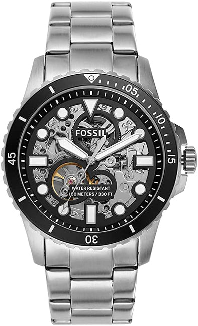 Fossil Men's FB-01 Stainless Steel Dive-Inspired Casual Quartz Watch
