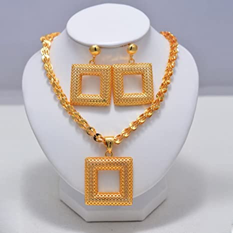 Elegant Jewelry Sets for Women Africa Beads Jewelry Set Gold Wedding Bridal Fashion Jewelry Sets Womens Accessories, size