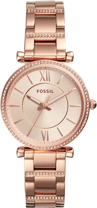 Fossil Women's Carlie Quartz Stainless Steel Watch