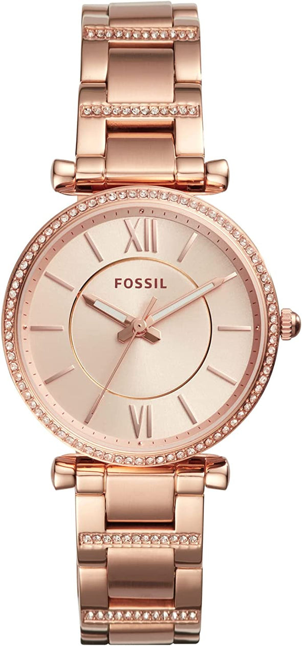 Fossil Women's Carlie Quartz Stainless Steel Watch