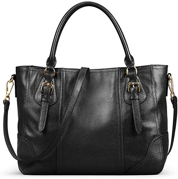 Women's Leather Purses and Handbags, Top Handle Satchel Shoulder Bag Designer Tote
