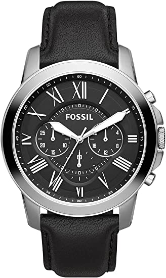 Fossil Men's Grant Stainless Steel Quartz Chronograph Watch