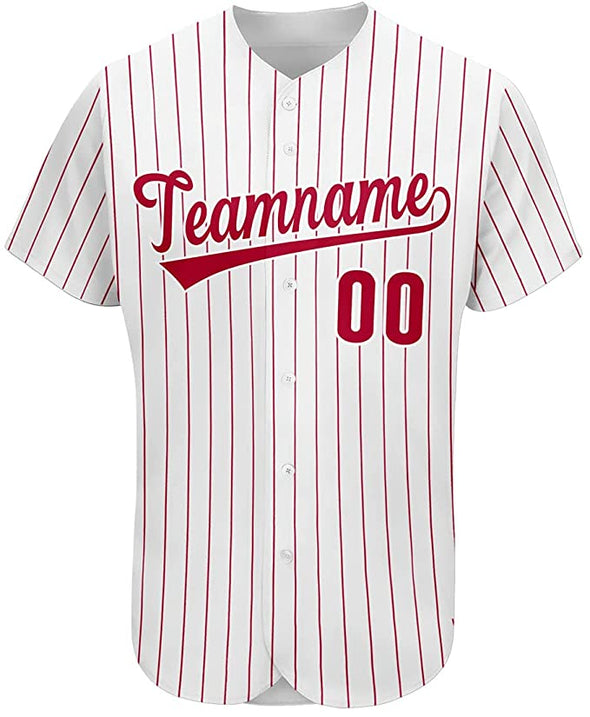 Custom Novelty Button-Down Baseball Jerseys Personalized Printed Baseball Shirt for Men/Women/Boy