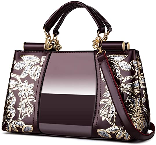 Nevenka Women Patent Leather Fashion Handbags