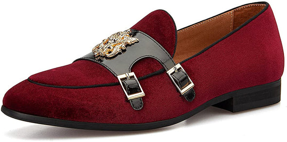 Men Loafers Men's Velvet Loafers Shoes and Wedding Shoes for Men Party Shoes