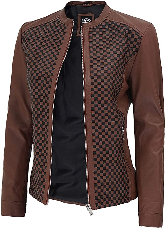 Women Leather Jacket Black / Brown Real Lambskin Leather Jackets for Women