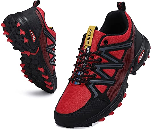 Men's Trail Running Shoes Anti-Skid Walking Shoes Athletic Road Running Footwear