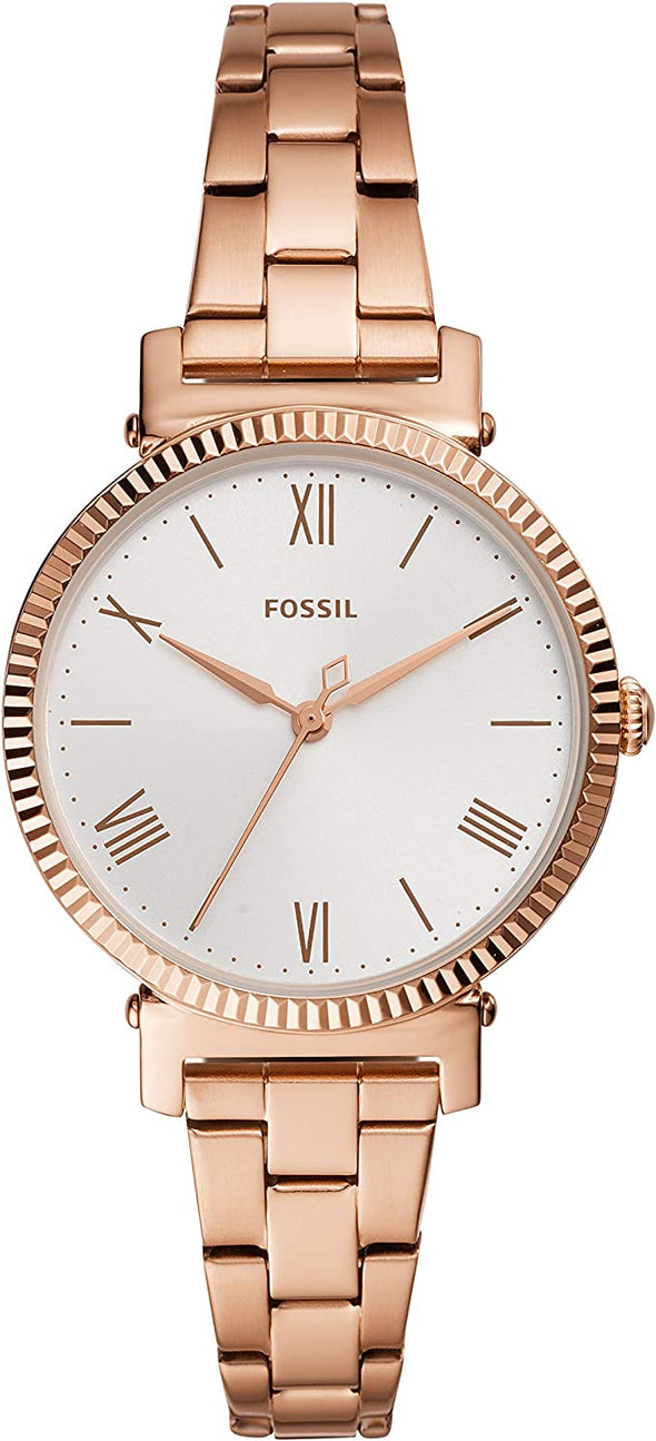 Fossil Women's Stainless Steel Casual Quartz Watch
