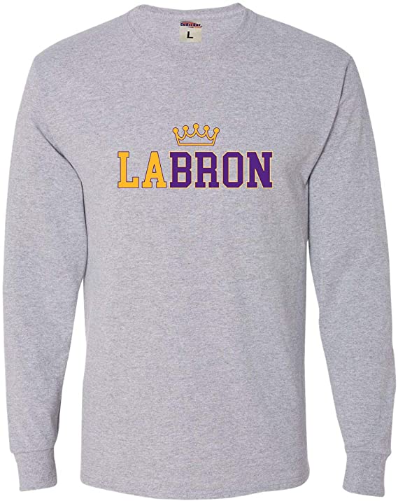 Go All Out Adult L.A. Bron Long Sleeve T-Shirt
