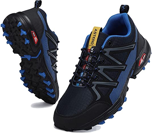 Men's Trail Running Shoes Anti-Skid Walking Shoes Athletic Road Running Footwear
