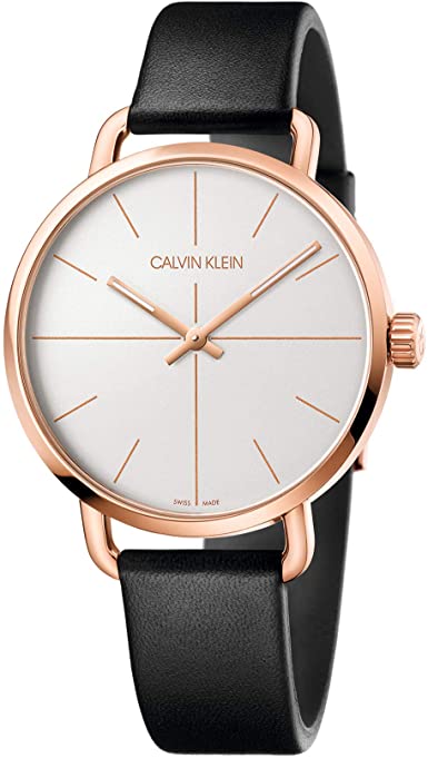 CALVIN KLEIN-UNISEX ADULT LEATHER WATCH.