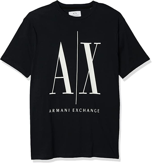 Crewneck t-shirt that includes large Armani Exchange logo from the 90's.
