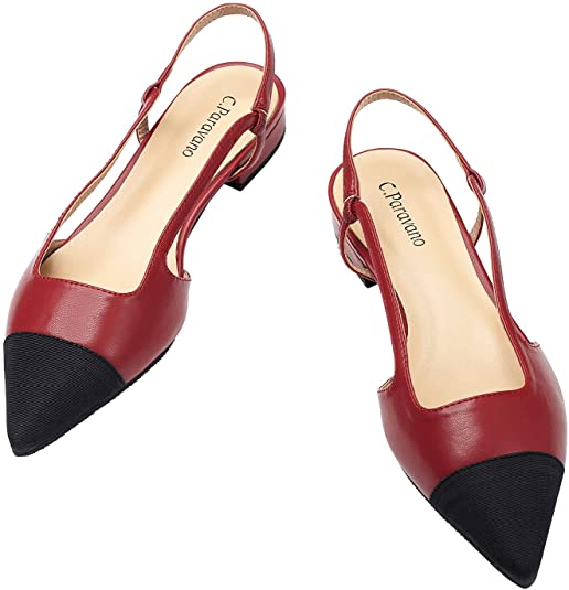 Slingback Pumps I Women's Pumps I Slingback Heels I Women's Slingback I Beige Slingback Pumps I Women's Slingback Shoes I Black Slingback Pumps