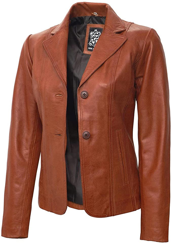 Womens Leather Jacket - Real Lambskin Leather Jackets For Women