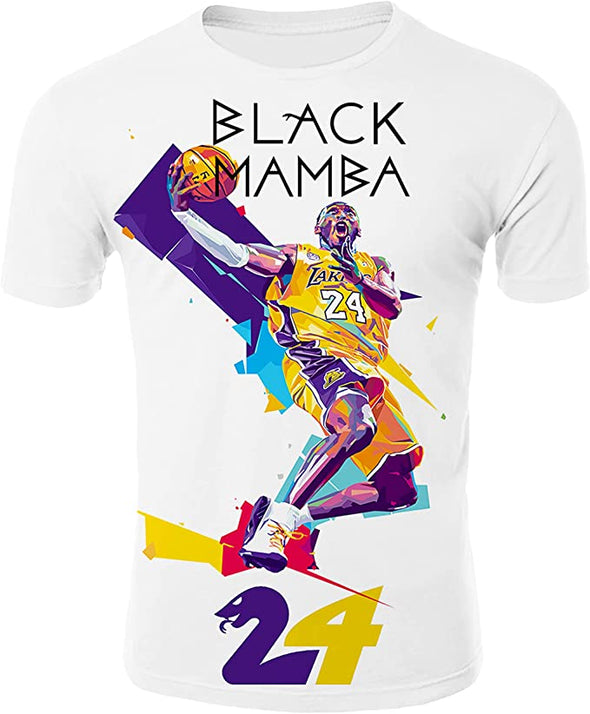 Legendary Number 8 24 Men's T-Shirt Basketball Superstar Memorial Shirt Basketball Sweatshirt