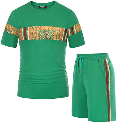PJ MEN AFRICAN DASHIKI TRACKSUIT SET.