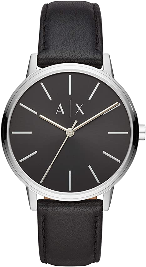 Armani Exchange Men's Stainless Steel Three Hand Dress Watch