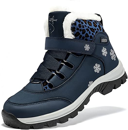 Women's Snow Boots Waterproof Winter Boots Non Slip Durable Warm Booties Comfortable Outdoor Shoes